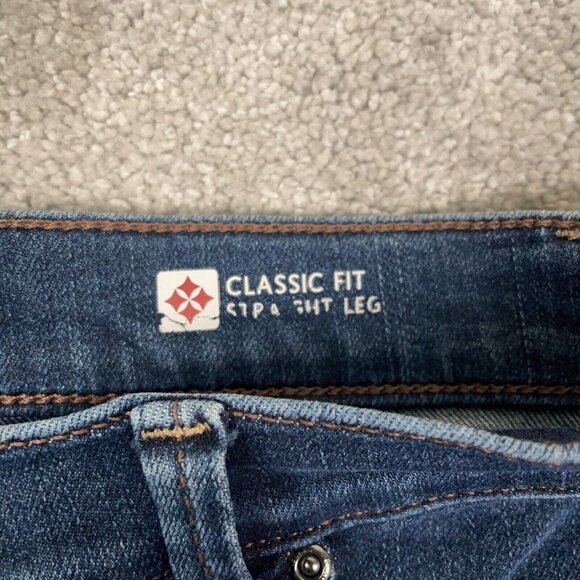 Lee Platinum Label Jeans Womens Size 30x32 Mid-Rise Classic Fit Straight Denim - Picture 4 of 13